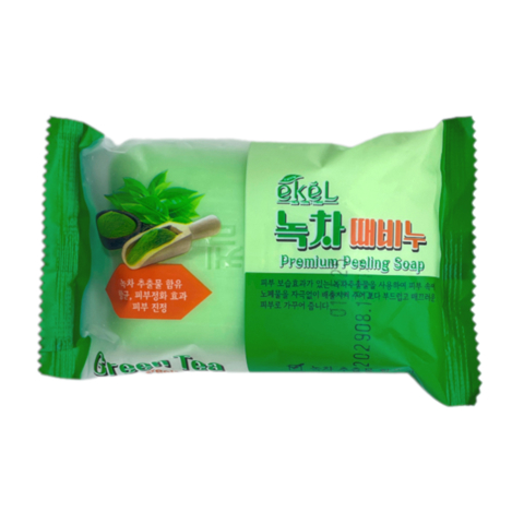 EKEL PREMIUM PEELING SOAP GREEN TEA (150gr)