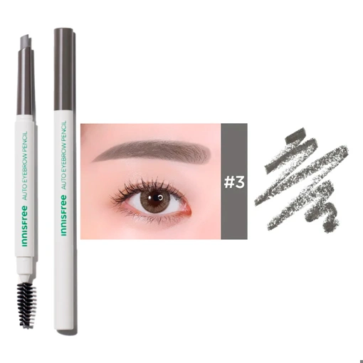 INNISFREE #03 DREAMY DAWNING GREY AUTO EYEBROW PENCIL (0.3gr)
