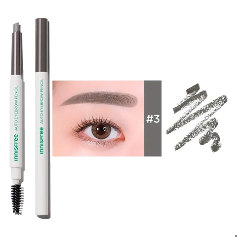 INNISFREE #03 DREAMY DAWNING GREY AUTO EYEBROW PENCIL (0.3gr)