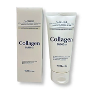 WELLDERMA SAPPHIRE LOW MOLECULE MARINE COLLAGEN PERFECT CLEANSING FOAM (150ml)
