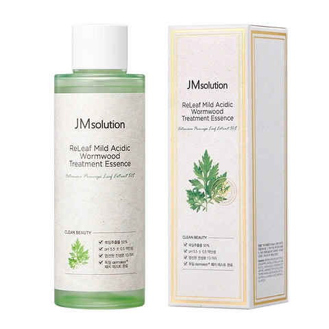 JM SOLUTION RELEAF MILD ACIDIC WORMWOOD TREATMENT ESSENCE (200ml)