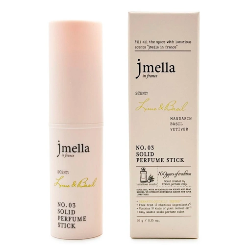JMELLA IN FRANCE SOLID PERFUME STICK №03 LIME & BASIL (10gr)