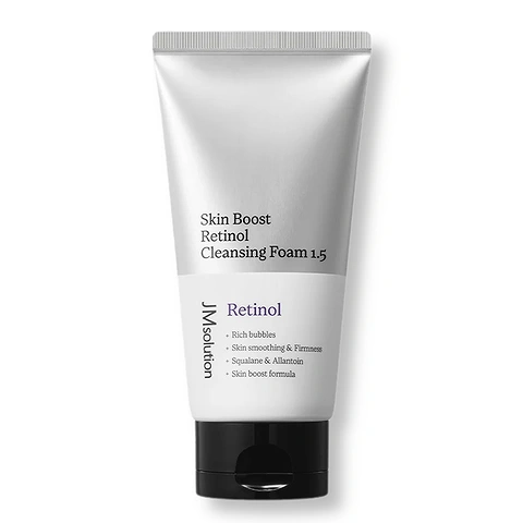 JM SOLUTION SKIN BOOST RETINOL CLEANSING FOAM 1.5 (150ml)