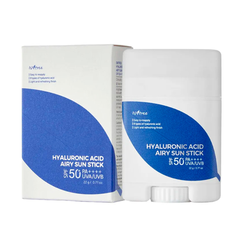 [SALE] ISNTREE HYALURONIC ACID AIRY SUN STICK SPF 50+ PA ++++ (22gr) [EXP 10/2025]