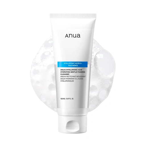 ANUA 8 HYALURONIC ACID HYDRATING GENTLE FOAMING CLEANSER (150ml)