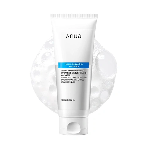 ANUA 8 HYALURONIC ACID HYDRATING GENTLE FOAMING CLEANSER (150ml)