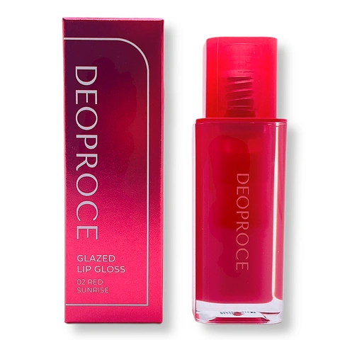 DEOPROCE #02 RED SUNRISE GLAZED LIP GLOSS (4,5gr)