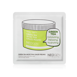 [SALE] NEOGEN DERMALOGY GREEN TEA MOIST PHA GAUZE PEELING SAMPLE (1 PAD) (7ml) [EXP 12/2025]