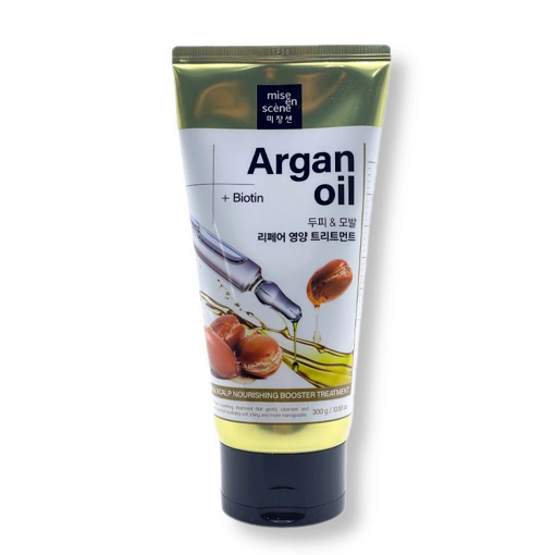 MISE EN SCENE ARGAN OIL HAIR & SCALP NOURISHING BOOSTER TREATMENT (300gr)