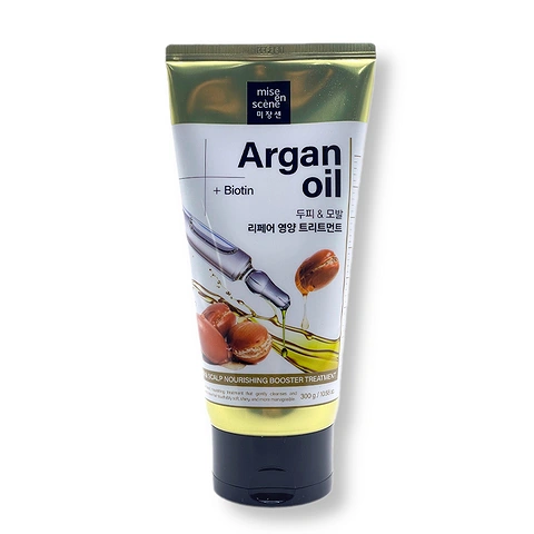 MISE EN SCENE ARGAN OIL HAIR & SCALP NOURISHING BOOSTER TREATMENT (300gr)