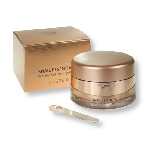 [SALE] THE SAEM SNAIL ESSENTIAL EX WRINKLE SOLUTION EYE CREAM (30ml) [EXP 12/2025]