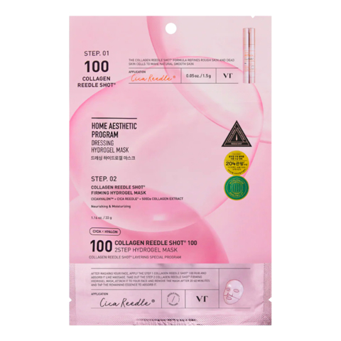 VT COLLAGEN REEDLE SHOT 100 2STEP HYDROGEL MASK (33gr)