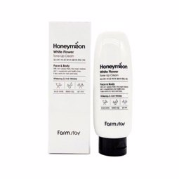[SALE] FARM STAY HONEYMOON WHITE FLOWER TONE-UP CREAM (150ml) [EXP 03/2026]