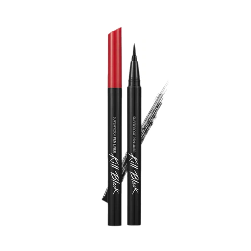 CLIO #01 Black SUPERPROOF PEN LINER KILL BLACK (0.55ml)