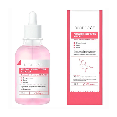2193 DEOPROCE PINK COLLAGEN BOOSTING AMPOULE (100ml)