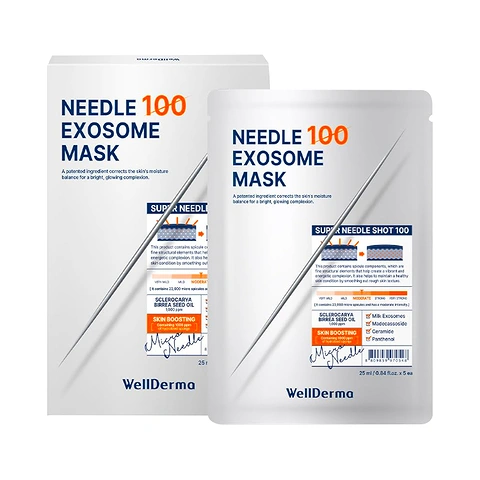 WELLDERMA NEEDLE 100 EXOSOME MASK PACK (25ml * 5ea)