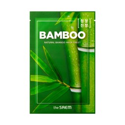 [SALE] THE SAEM NATURAL BAMBOO MASK SHEET (21ml) [EXP 05/2026]
