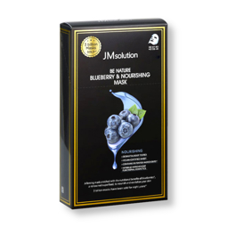 JM SOLUTION BE NATURE BLUEBERRY & NOURISHING MASK (24ml * 10ea)