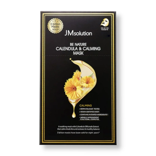 JM SOLUTION BE NATURE CALENDULA & CALMING MASK (24ml * 10ea)