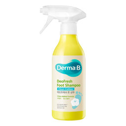 DERMA:B DEO FRESH FOOT SHAMPOO CLEAN COTTON (400ml)