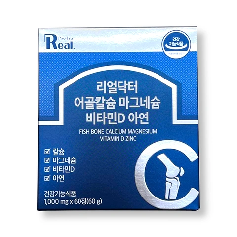 REAL DOCTOR FISH BONE CALCIUM MAGNESIUM VITAMIN D ZINC (1000mg * 60gr)