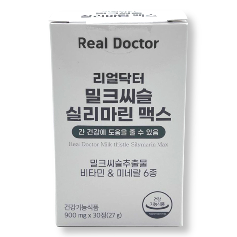 REAL DOCTOR MILK THISTLE SILYMARIN MAX (30 tablets)