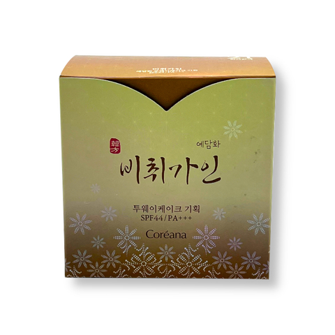 COREANA BICHIGAIN YEDAMHWA TWO WAY CAKE ORIENTAL HERBAL MULTI-FUNCTION FOUNDATION #21 SPF44/PA+++ (15gr)