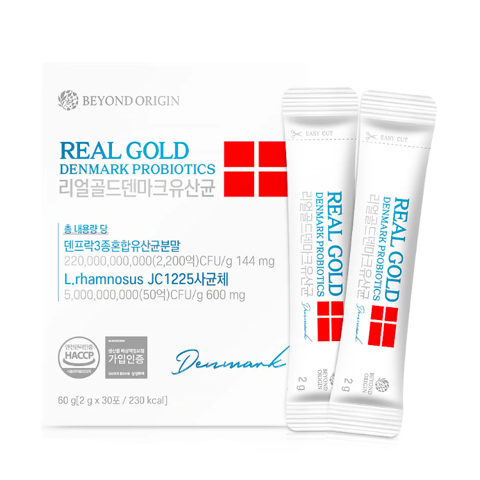 BEYOND ORIGIN REAL GOLD DENMARK PROBIOTICS (2gr * 30 Packs)