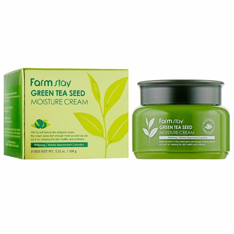 [SALE] FARM STAY GREEN TEA SEED MOISTURE CREAM (100ml) [EXP 06/2026]