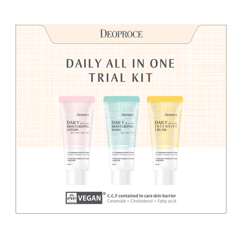 [SALE] 2188 DEOPROCE DAILY ALL IN ONE TRIAL KIT (20ml x 3ea) [EXP 06/2026]