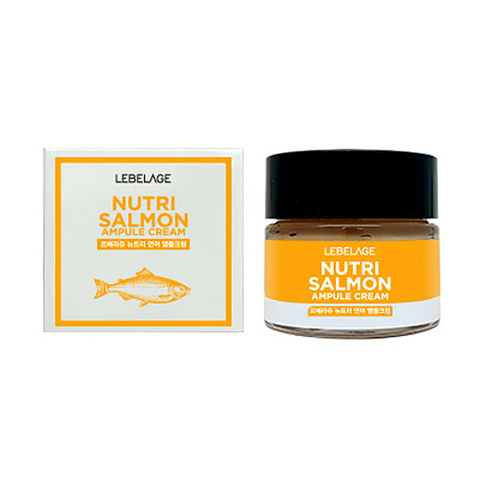 [SALE] LEBELAGE AMPULE CREAM NUTRI SALMON (70ml) [EXP 06/2026]