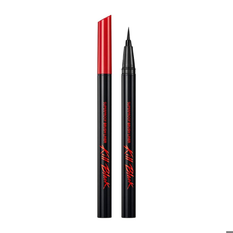 [SALE] CLIO SUPERPROOF BRUSH LINER #01 KILL BLACK (0.55ml) [EXP 07/2026]