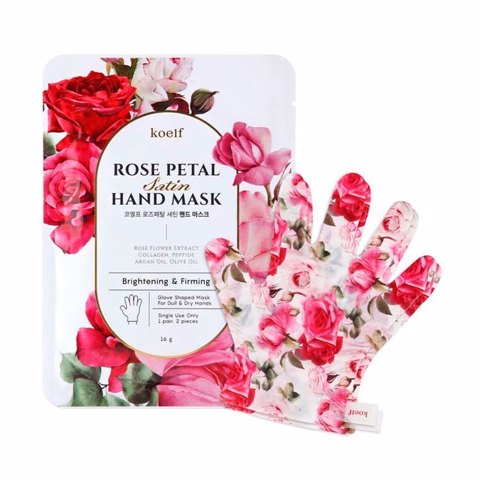 [SALE] KOELF ROSE PETAL SATIN HAND MASK (16gr) [EXP 06/2026]