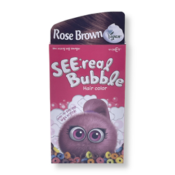 [SALE] HEY VEGAN SEE: REAL BUBBLE HAIR COLOR #ROSE BROWN (50ml + 50ml + 30ml + 1Set)