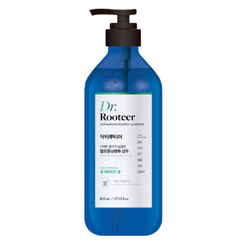 KERASYS DR. ROOTHEER ANTI-HAIR LOSS SOLUTION: COOL PEPPERMINT SHAMPOO (800ml)