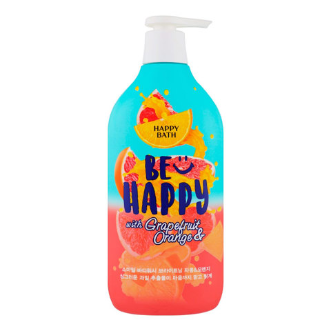 HAPPY BATH BE HAPPY WITH GRAPEFRUIT & ORANGE BODY WASH (900gr)