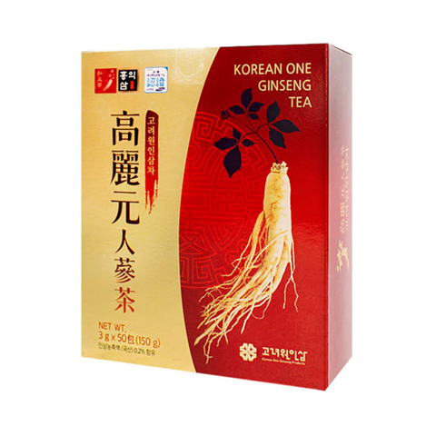 [SALE] KOREAN ONE GINSENG TEA (3gr x 50ea)( коробка помятая)