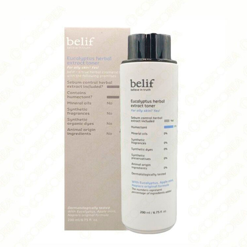 [SALE] BELIF EUCALYPTUS HERBAL EXTRACT TONER (200ml)