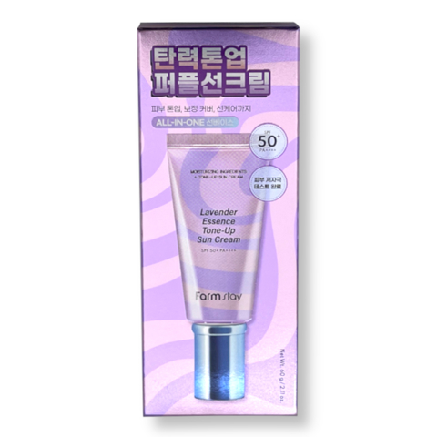 FARM STAY LAVENDER ESSENCE TONE-UP SUN CREAM SPF50+ PA++++ (60gr)