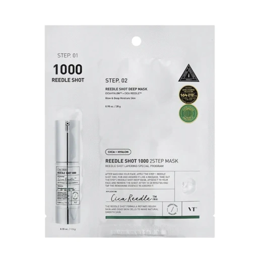 VT COSMETICS REEDLE SHOT 1000 2STEP MASK (1.5gr + 28gr)