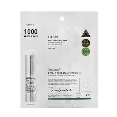 VT COSMETICS REEDLE SHOT 1000 2STEP MASK (1.5gr + 28gr)