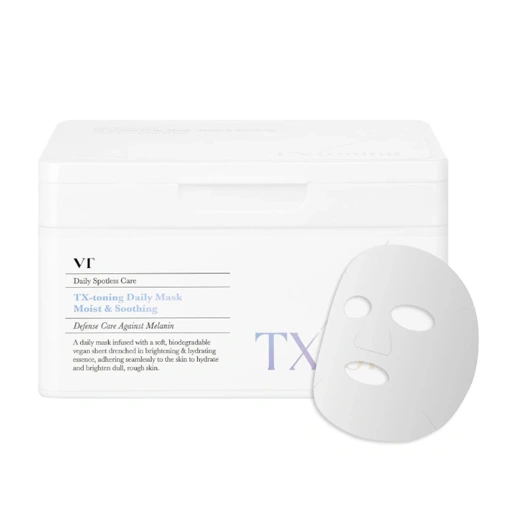 VT COSMETICS DAILY SPOTLESS CARE TX-TONING MASK MOIST & SOOTHING (30ea)