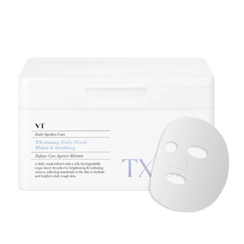 VT COSMETICS DAILY SPOTLESS CARE TX-TONING MASK MOIST & SOOTHING (30ea)