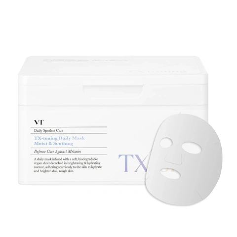 VT COSMETICS DAILY SPOTLESS CARE TX-TONING MASK MOIST & SOOTHING (30ea)
