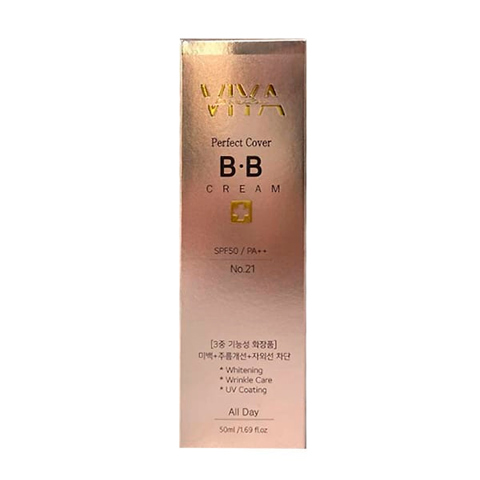 [SALE] VIYA #21 PERFECT COVER BB CREAM SPF50 / PA++ (50ml)