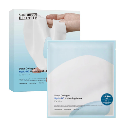 SUNGBOON EDITOR DEEP COLLAGEN HYALU-B5 HYDRATING MASK (37gr * 4ea)
