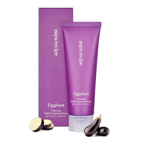 PAPA RECIPE EGGPLANT CLEARING MILD CLEANSING FOAM (120ml)