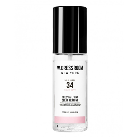 W.DRESSROOM NO.34 ALWAYS HAPPY DRESS&LIVING CLEAR PERFUME (70ml)