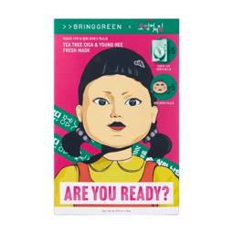 BRING GREEN TEA TREE CICA & YOUNG HEE FRESH MASK SET SQUID GAME EDITION (20gr * 10ea)