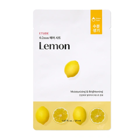 [SALE] ETUDE HOUSE 0.2 AIR THERAPY LEMON MASK SHEET (1ea)